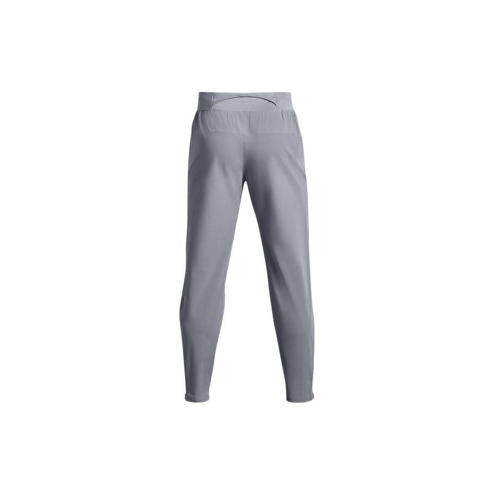 Under Armour Out The Storm Solid Stretch Woven Running Pants Men Pants Gray 1376799-035