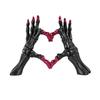 Skeleton Hand Figurine Halloween Gothic Love Heart Gesture Bone Hand