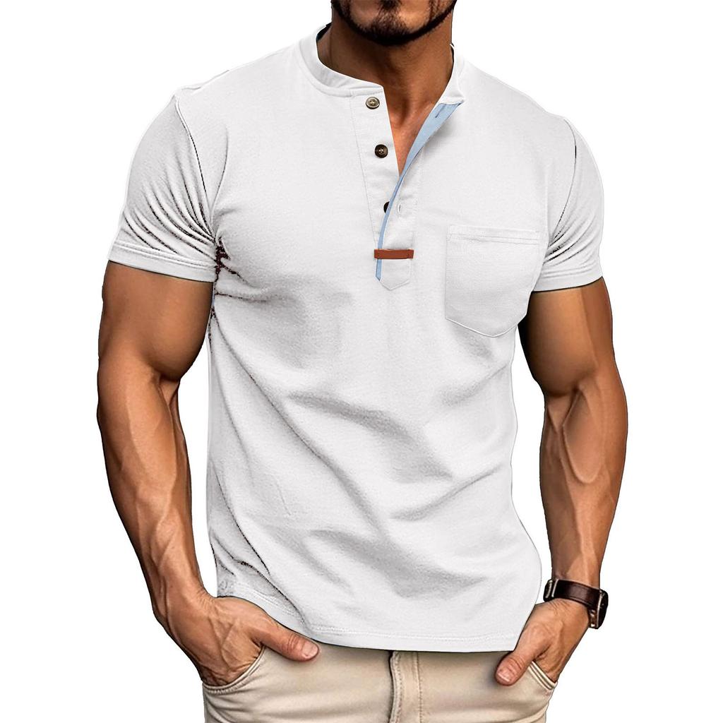 Men's Relaxed,Fit Casual Button,Down Short,Sleeve Shirt