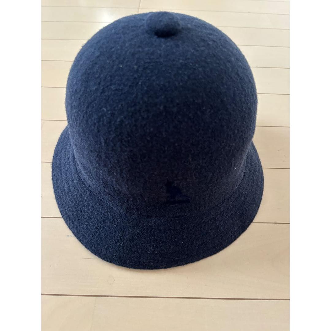 Used KANGOL BEAMS wool hat navy L size
