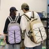 Trendy Student Backpack for Men and Women Couple College Students High School Students School Bag Three In One Outdoor Travel Bag