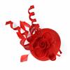 Women Fashion Flower Mesh Fascinator Hat Hair Decoration Elegant Accessories Wedding Headdress Adjustable Headwear Garden Party