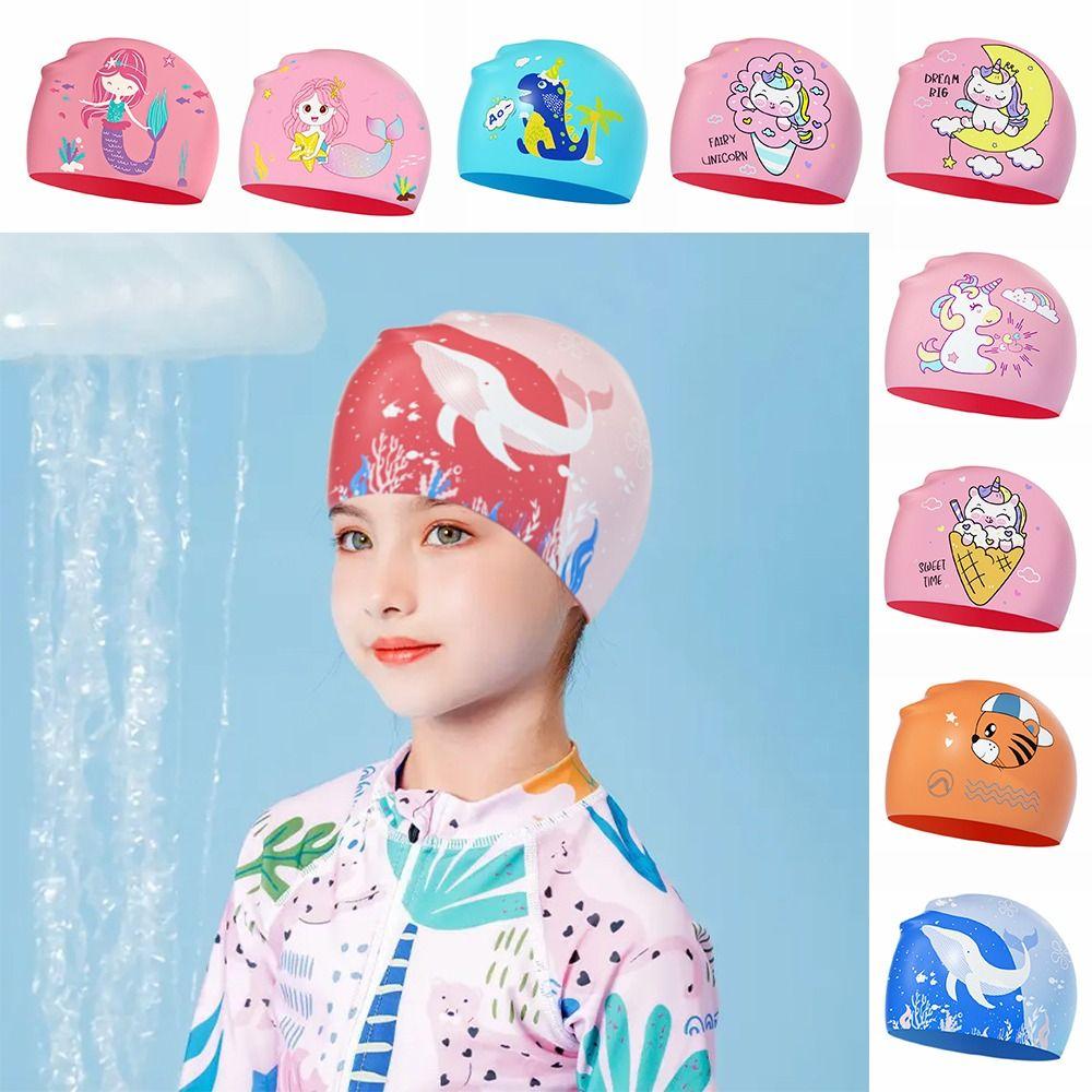 

Силиконовая шапочка для купания, шапочки для душа, аксессуары, тюрбан для плавания