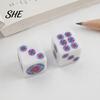 Sechsseitige Würfel 2 Stück 25MM Mahjong Set, Dekorativ für Tischspiel, Brettspiel Tabletop Spiel Casino Thema Party, Mah Jongg Zubehör, Geschenk für Männer Frauen