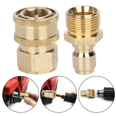 Zestawy Szybkozłączy 3/8 M22 Wysokociśnieniowe Adaptery 14/15mm Złącza Węża Trwała Konstrukcja Złączki G3/8 M22 Zestaw Adapterów