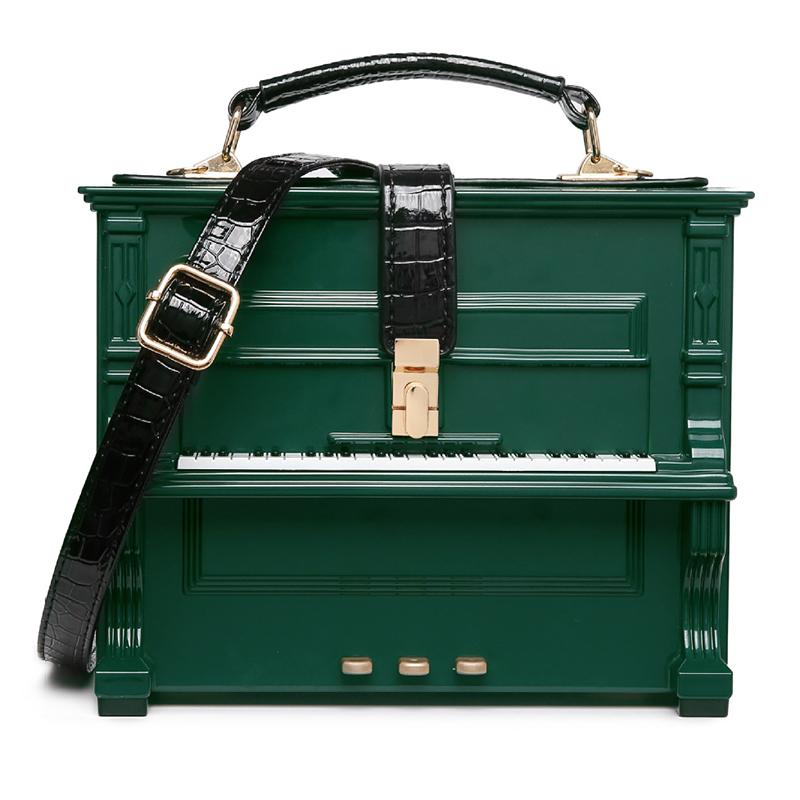 

Женская ПУ кожаная модная дорожная сумка в форме пианино на плечо роскошные женские сумки через плечо