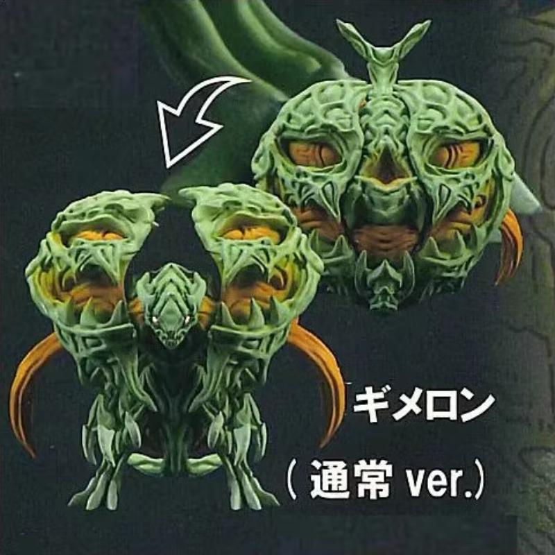 Movable Model Deformation Gashapon Toys Monster Disguised As Pumpkin or Honeydew Melon Creative Figure Model Ornaments Toys