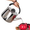 European Style Whistling Kettle - Thickened Stainless Steel for Induction and Gas Stoves, Angled Spout, Universal Design