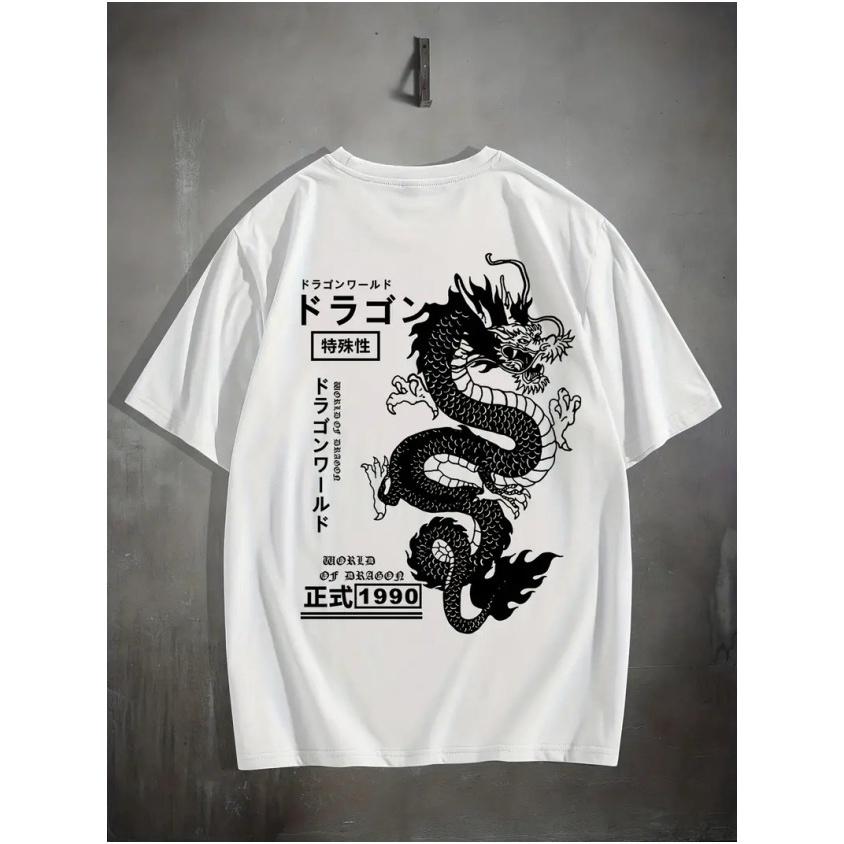 

Heavyweight Trendy Cotton Tshirt with Pattern Printing Comfortable and Casual Suitable for Both Men and Women M