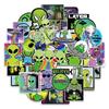 10/50PCS Extraterrestrial Being Stickers Cartoon Graffiti Stickers Water Bottle Laptop Phone Bicycle Luggage Case Skateboard Children Adult Sticker