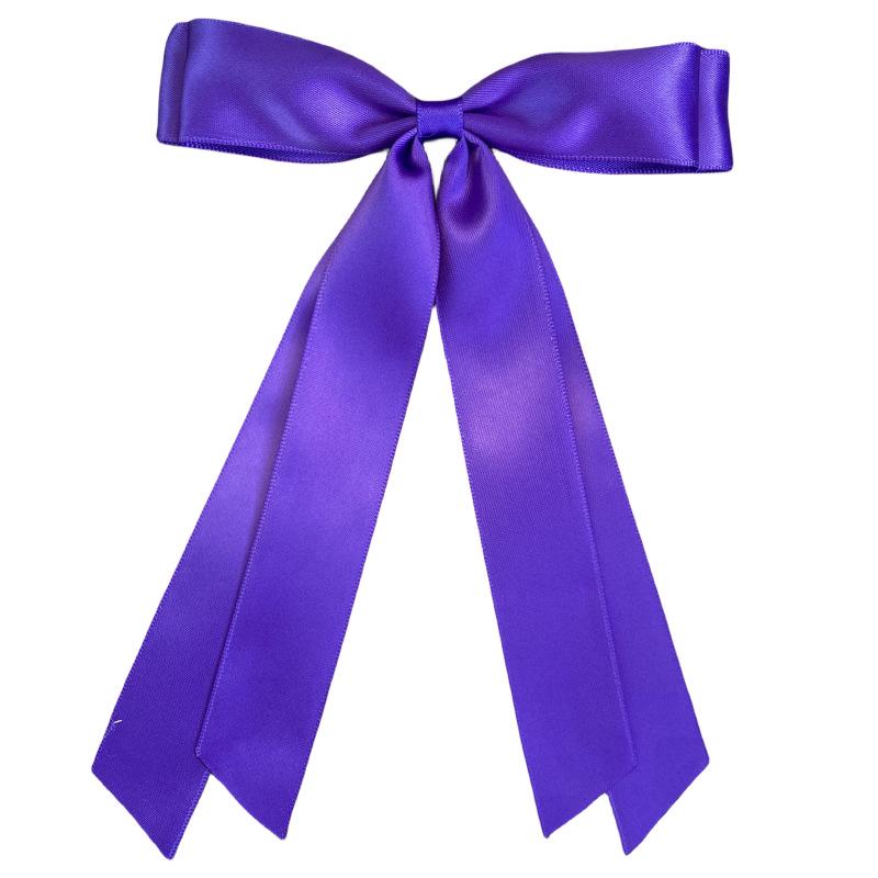 Glänzende Satinband-Schleife Haarspange - Elegantes Accessoire im Ballett-Stil