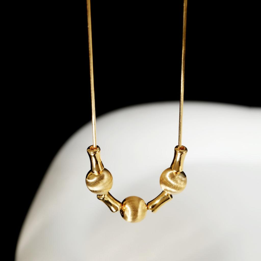 S925 Sterling Silver Necklace Accessories Women's Silver Snake Bone Chain Italian Light Luxury High-end Jewelry