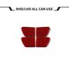 Set Real Carbon Fiber Car Door Handle Cover Trim Kit For Honda Accord 2014-2017