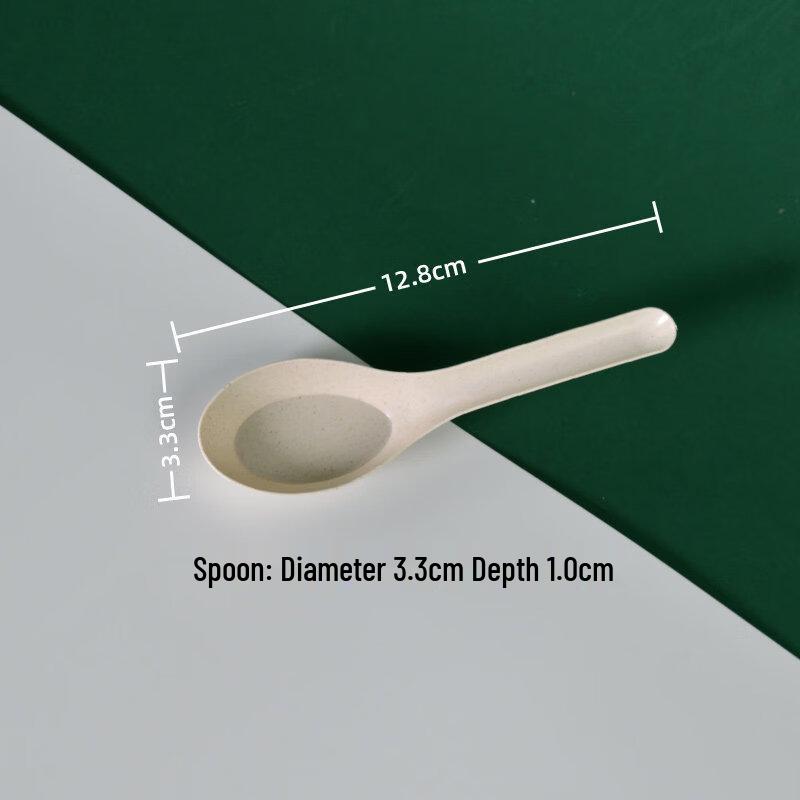 Rice Husk Outdoor Disposable Tableware Set