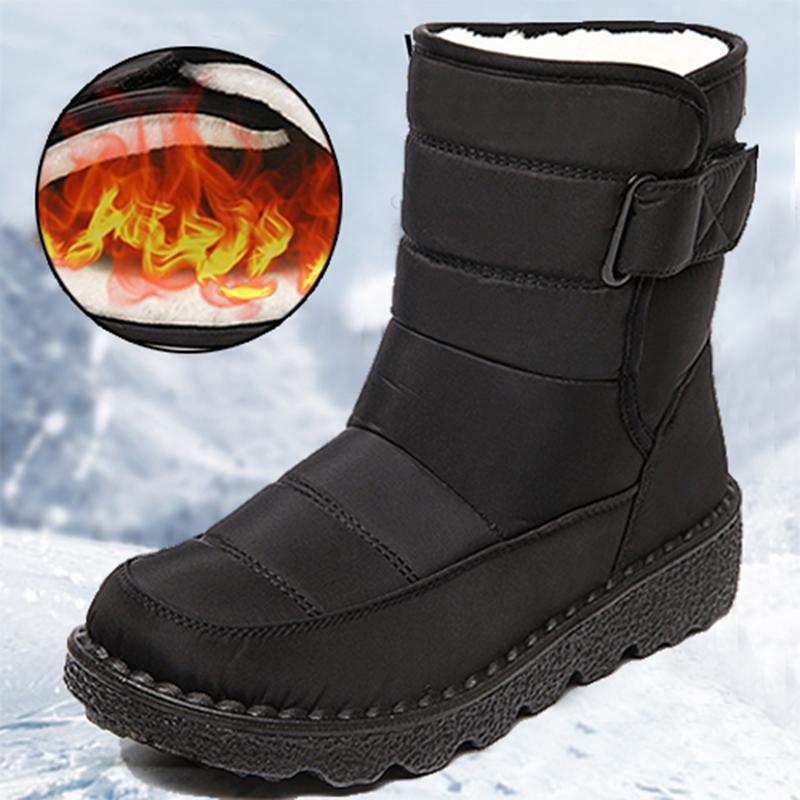 Snow Boots Women's Ladies Shoes Waterproof Woman Shoes Lightweight Ankle Boots Winter Girls Boots Botas