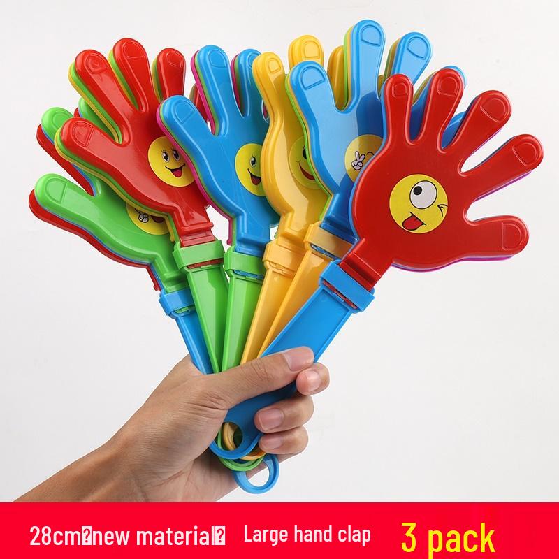 50pcs Large Plastic Hand Clappers for Sports Events and Concerts