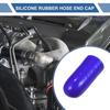 30Mm L 12Mm/0.47" ID Blue Car Silicone Rubber Hose End Cap Universal