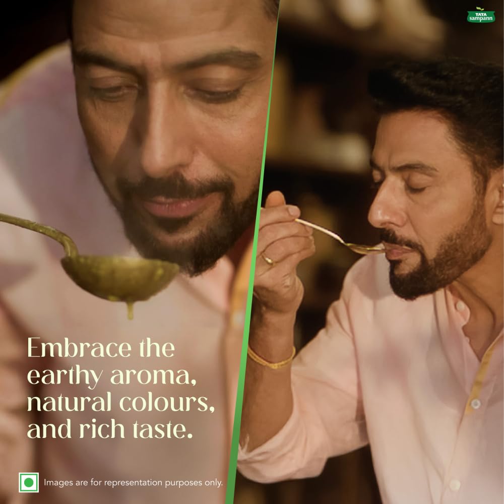 TATA Sampann Unpolished Toor Dal 500g Pack of 1 Premium Quality Whole Arhar Lentils for Cooking