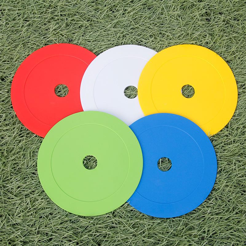 Training Cones with Holes – Flat Marker Discs for Football, Basketball, and Taekwondo