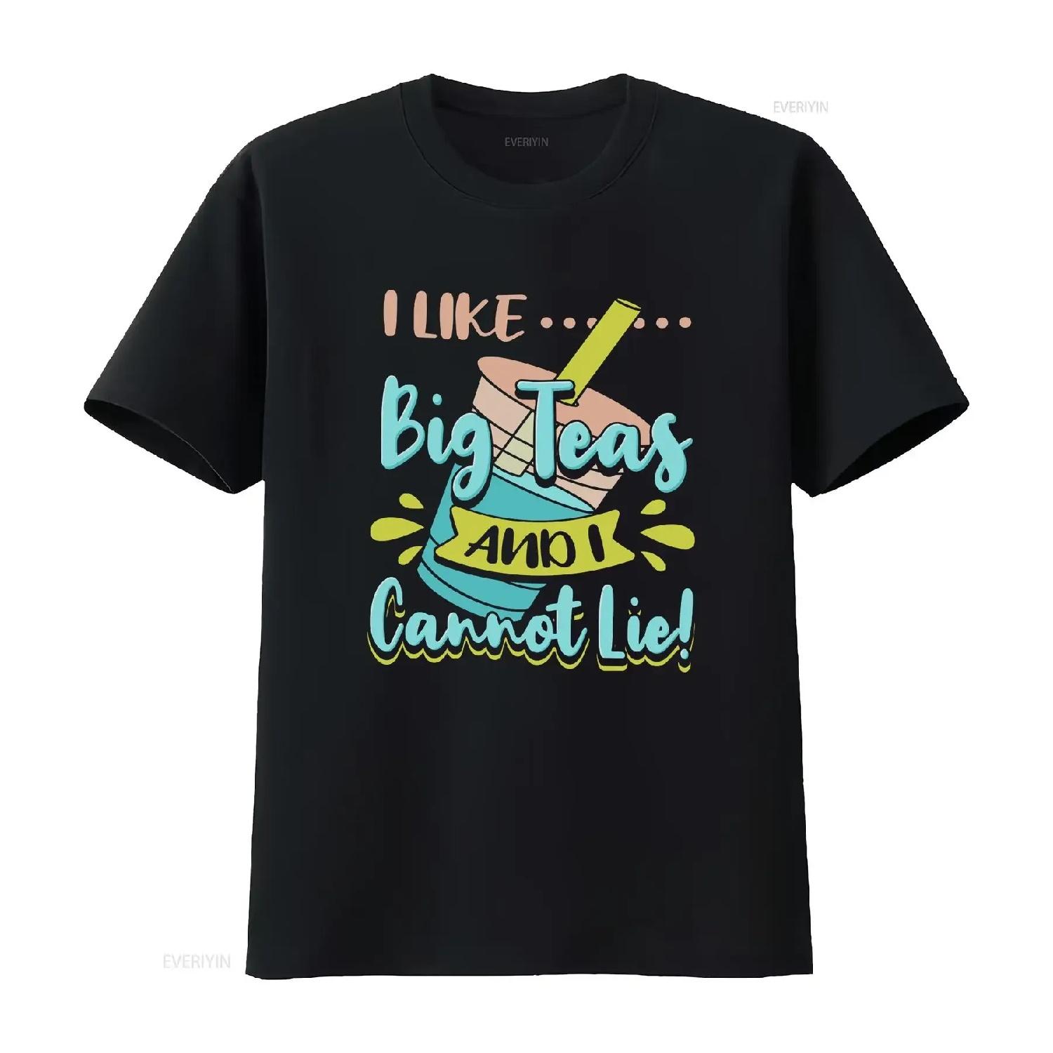 Loaded Tea T Shirt Coffee Herbal I Like Big Teas  vintage Washed Comfortable graphic homme designer clothes fashion Stylish S