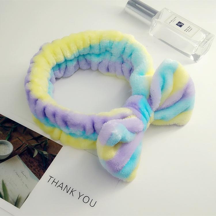 Cute Coral Fleece Soft Bow Headbands For Women Girls Fashion Bath Hair Holder Hairbands Hair Bands Headwear Hair Accessories