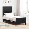 Boxspring Bed with Headboard Black 80 X 200 Cm Velvet