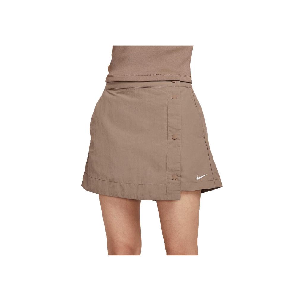 Nike Sportbekleidung Essentials Mode Minimalistisch Stilvoll Lässige Shorts Damen Shorts Nerzbraun HM6980214