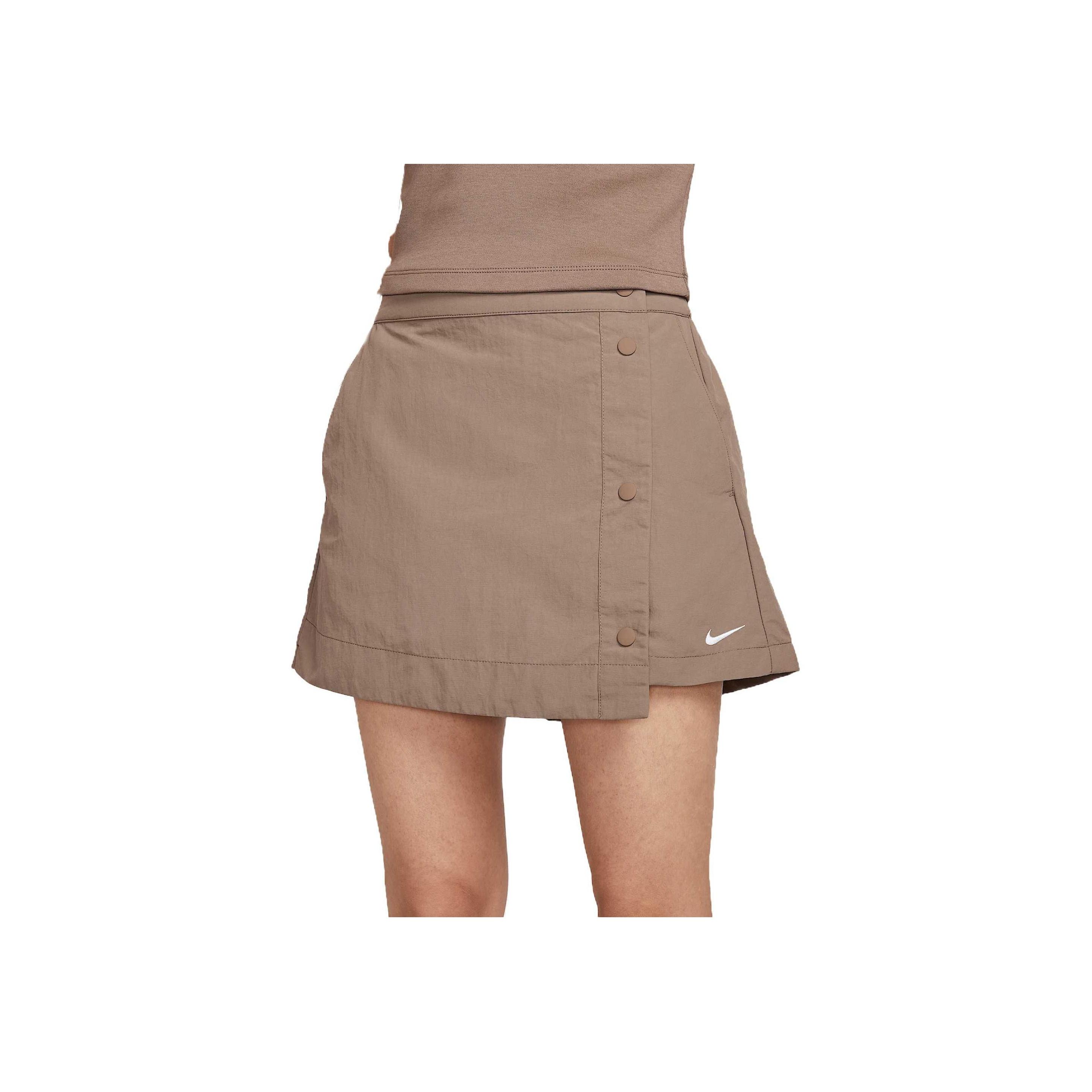 

New Nike Sportswear Essentials Series Casual Shorts Women s Mink Brown HM6980-214 L