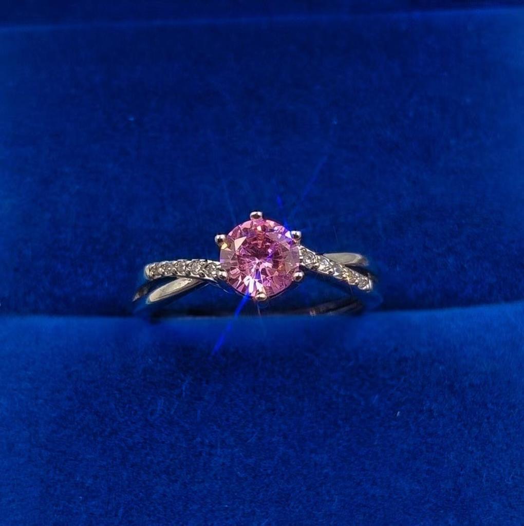 The Same Six-Claw Twisted Wall Ring, Imitation Diamond Ring, Live Adjustable Versatile High-Texture Ring.