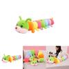 Colorful Multicolor Giant Caterpillar Plush Pillow Ideal For Kids And Fans