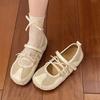Fashion Sports Mary Jane Women's Shoes 2025 New Summer Breathable Flat Single Shoes