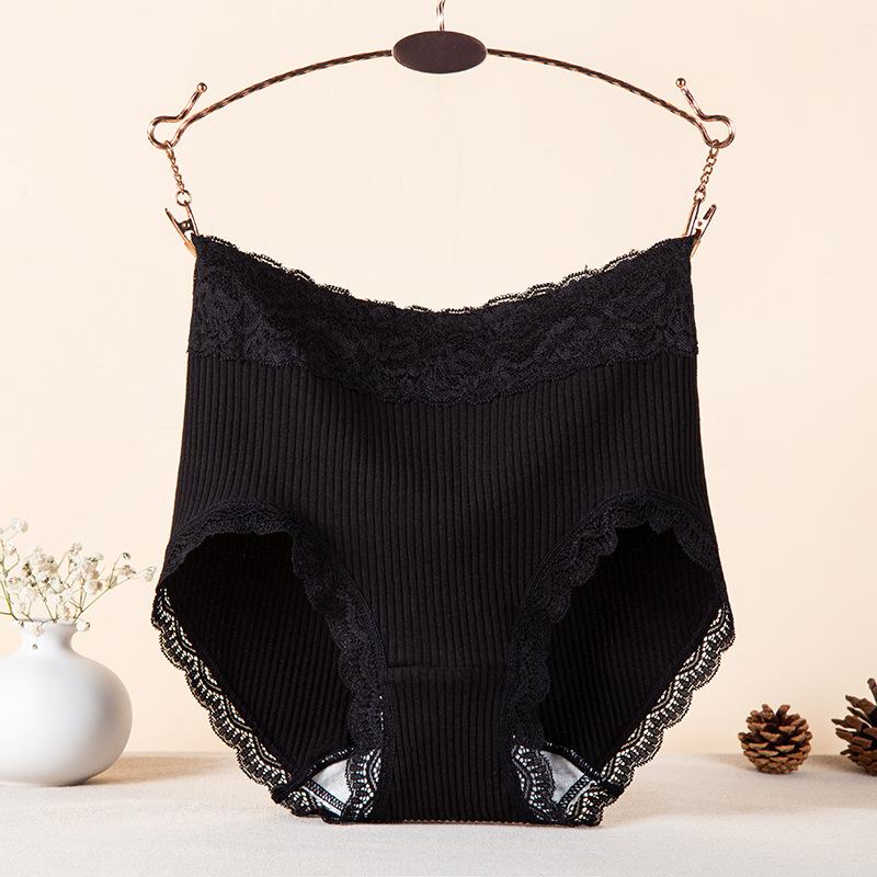 Sexy Lace Panties High Waist Women's Cotton Panties Breathable Comfortable Panties