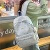 Cute Star Print Backpack for Women Lightweight Casual Daypack Travel School Bag with Multi Pockets