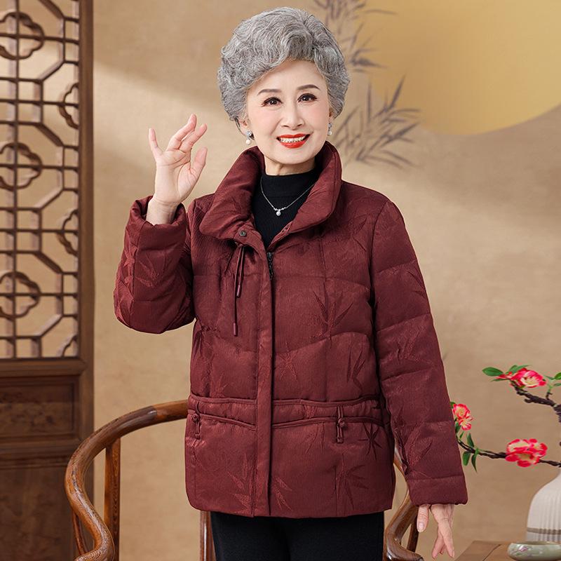 Stilvolle Winter Daunenjacke für Frauen mittleren Alters und ältere Frauen