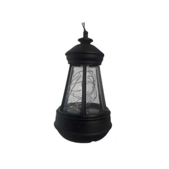 Hanging Solar Lantern, Retro Lantern Garden Solar Lamp, Waterproof Outdoor Solar Light for Backyard Porch Terrace Decor