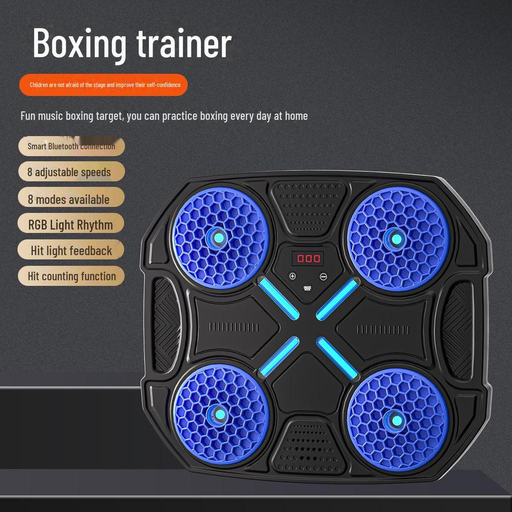Kid's Smart Music Boxing Trainer: Wall-Mounted Exercise & Training Toy