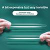 2/4Pcs Car Anti-collision Strip Clear Black Self-adhesive Flexible Reusable Universal SUV Truck Auto Body Door Side Rearview Mirror Bumper Protector