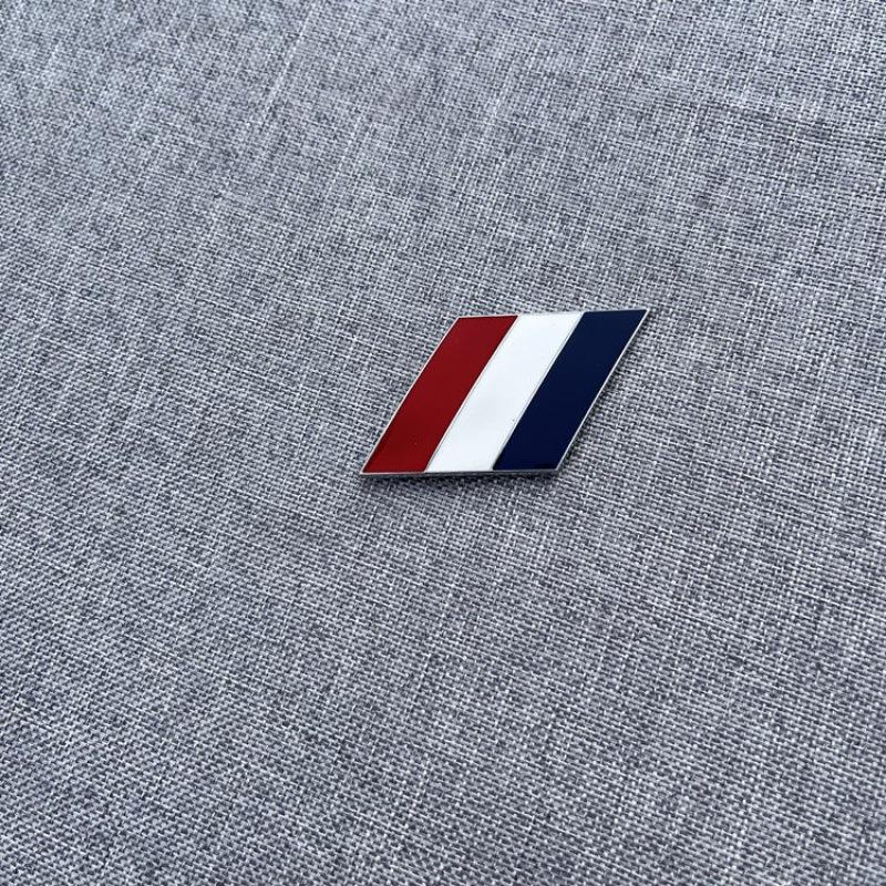 UK Italy Germany flag car sticker metal car logo car scratch sticker leaf board personalized logo logo decoration