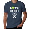 Love Hurts Tennis Shirt Tshirt Trendy Pattern Tshirt For Unisex