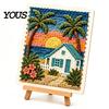 Handmade Yarn Art Craft DIY Fabric Weaving Painting Kit, Halloween Christmas Crochet Kit Decor Projects for Decoration, Beginner Project Set Supplies