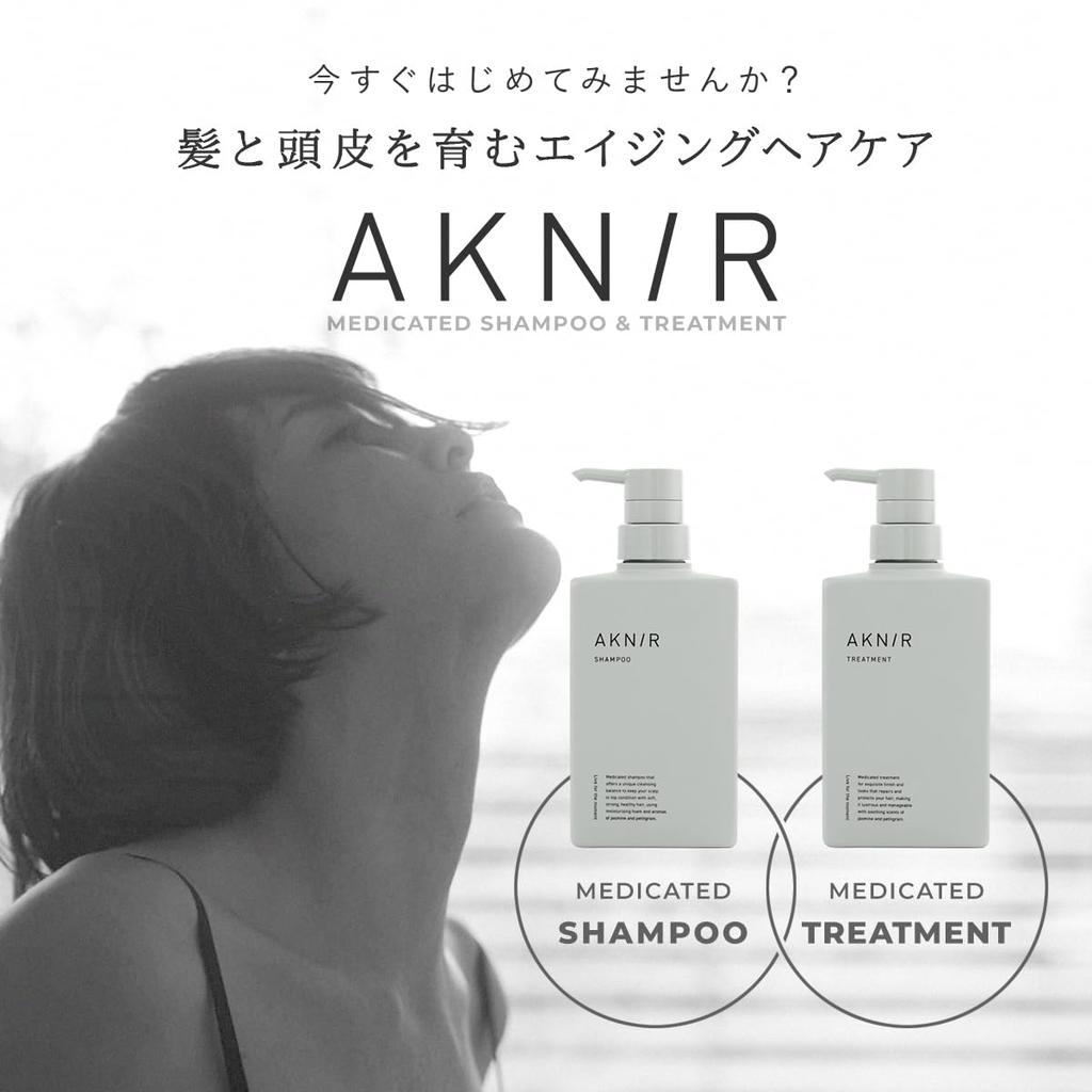 AKNIR Medicated Supervised by Scalp Gift [Rich Formula] Shampoo, Rinka, Foaming, Silicone-Free, Care,