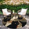Egypt pattern round rug,Carpet Rug for Living Room Bedroom Playroom ,Non-slip Floor Mat,Holiday Gifts and Birthday Gifts.