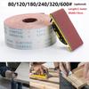 1 Roll 5M Abrasive Cloth Emery Cloth Roll Polishing Sandpaper For Grinding Tools 80/120/180/240/320/600 Grits