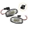 License Plate Light LED Compatible with Honda Civic Accord Odyssey CRV Car Accessories Auto Parts Rear License Plate Light