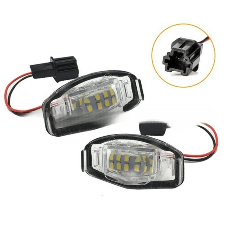 License Plate Light LED Compatible with Honda Civic Accord Odyssey CRV Car Accessories Auto Parts Rear License Plate Light