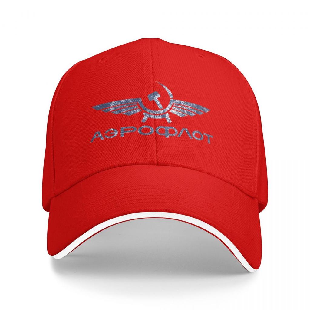 Aeroflot Aviation Russe Pilote Aerospace Aviateur Baseball Caps Snapback Baseball Hats Breathable Casual Casquette for Unisex