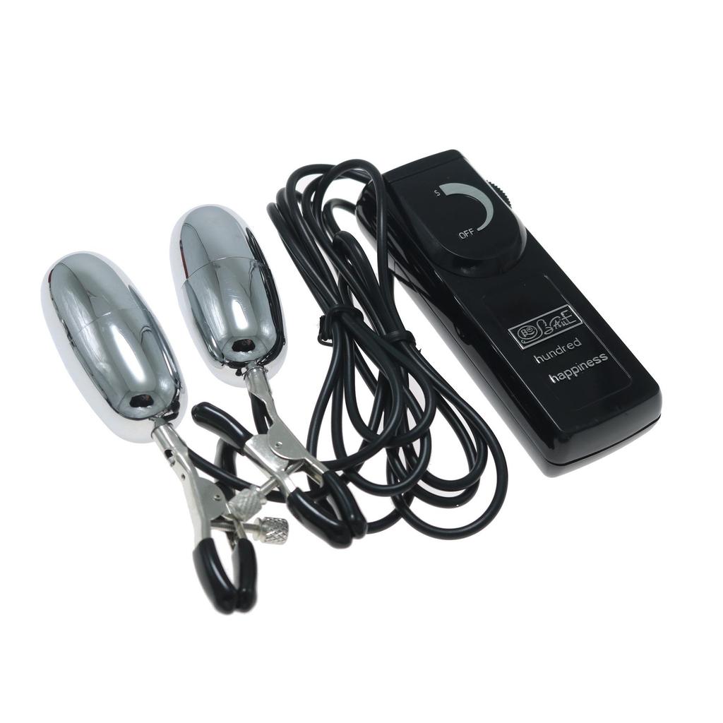 Vibrating Nipple Clamps - BI-010060, Arousal and Training Aid