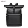 WEIXIER 2026 New Large Capacity Men's Backpacks High-end PU Waterproof Male Business Computer Bag Multi Layer Expandable Waterproof Travel Rucksacks