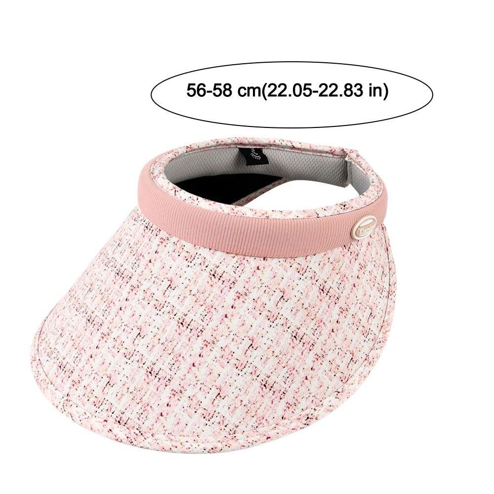 Embroidered Sun Hat Sun Protection Baseball Cap Outdoor Empty Top Hat