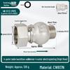 Copper Anti-Spin Check Valve DN15mm 1/2" To 3/4" - High Flow Household Shut-off Valve